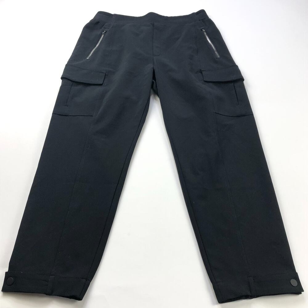 Athleta Endless High Rise Cargo Pant 12/P (Fit 31W 27L) Black MINT 467187 - Picture 2 of 9